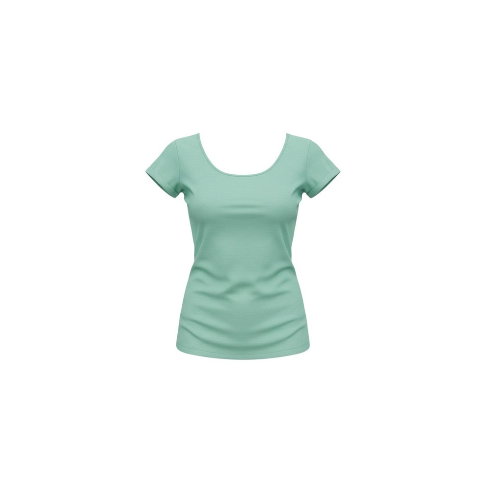 Derek Heart T-Shirt Womens Medium Mint Green Scoop Neck Short Sleeve Tee